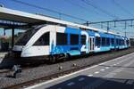 Arriva Blauwnet 25 steht am 1 Augustus 2026 in Zutphen abfahrtbereit als RB nach Oldenzaal.