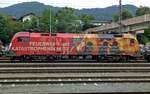 Werbetaurus 1016 048 -Taufname FLORIAN- steht am 18 September 2019 in Kufstein.
