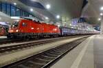 Am 21 September 2020 verlasst �BB 1116 150 mit der NightJet nach Hamburg-Altona Wien Hbf.