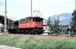 ÖBB 1245.531 und 1080.007 in Selztal am 17.08.1986.