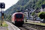 �BB 1116 145-4 REV/Lz/27.07.21 diesmal bei Oberwesel unterwegs Richtung Koblenz. 06.08.2024