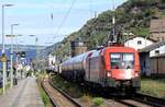 ÖBB 1116 165-2 REV/Lz/02.08.24 mit Kesselzug gen Rüdesheim.