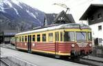 MSB ET 10.101 in St.Anton (Montafon) im März 1989.