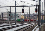 Noch im Outlook der Rail&Sea Logistics GmbH (Seekirchen am Wallersee), aber nun an die ÖBB-Produktion GmbH vermietete SIEMENS Vectron MS 6193 193 (91 80 6193 273-0 D-ELOC) der ELL - European