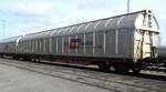 �BB G�terwagen Schiebewandwagen Habbillns der Rail Cargo Austria in V�hringen am 03.03.2016.