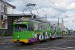STRASSENBAHNBETRIEBE IN POLEN  Strassenbahn POSEN  Auf dem Strassenbahnnetz sind auch Gebrauchtwagen aus D�sseldorf und Frankfurt am Main zu sehen.