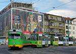 STRASSENBAHNBETRIEBE IN POLEN  Strassenbahn POSEN  Auf dem Strassenbahnnetz sind auch Gebrauchtwagen aus D�sseldorf und Frankfurt am Main zu sehen.
