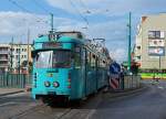 STRASSENBAHNBETRIEBE IN POLEN  Strassenbahn POSEN  Auf dem Strassenbahnnetz sind auch Gebrauchtwagen aus D�sseldorf und Frankfurt am Main zu sehen.