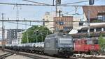 Français  Re 465 012 [EuroTunnel]  Ici à Thun  Le 26 Mai 2016    