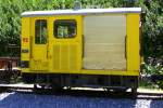 Ehemaliger Bautraktor Tm 2/2 der RhB, jetzt bei der DFB, aufgenommen in Gletsch am 01.08.2007