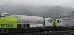 BLS Jubil�um 2013 in Frutigen (29.06.): Hier ein Teil des L�sch- und Rettungszuges der BLS.
