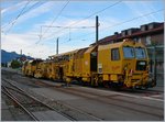 Ein paar Bilder f�r Armin: in Blonay warten der B40 UM-1 und R21RD-1 auf den Abend, um Gleisbauarbeiten erledigen zu k�nnen.