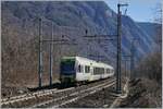 Ein BLS Lötschberger asl RE von Bern nach Domodossola kurz nach Varzo, ab Juli soll dass RE Angebot noch ausgebaut werden.