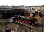 01 202 und f�nf weitere 01 im Bw Dresden Altstadt beim 7.