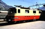 SBB Re 4/4 II TEE 11 252 in Brig am 21.08.1979.