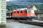 SBB Re 4/4 III Nr.11 381 in Turgi am 18.08.1984.