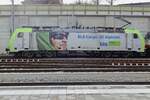 BLS 486 501 steht am 1 Januar 2020 in Spiez.
