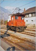 Der SBB Te III 173 wartet in Marigny auf neue Aufgaben.