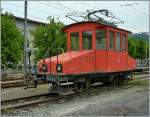 Der etwas heruntergekommene, aber zwischenzeitlich revidiete CEV Te 2/2 82 in Vevey.