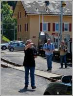 Dahinten kommt der Zug...