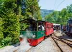 Museumsbahn-Romantik pur – beim Pfingstdampf Festival der Museumsbahn Blonay-Chamby am 27.05.2012.