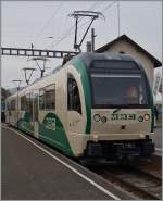 Es war etwas schwieg, in Bi�re den BAM SURF (S�rie Unifi�e Romande pour R�seau Ferr� m�trique) Be 4//4 + Be 4/4 31 und 32 ohne Beiwerk aufs Bild zu brignen.