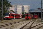 Ein Blick ins D�p�t der NStCM in  Les Plantaz am 6.