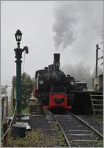 Bereits am Morgen wird die erst am Nachmittag im Einsatz stehende G 2x 2/2 105 in Chaulin vorbereitet.