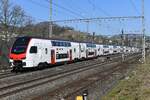 2025-03-05.SBB CFF FFS Gelterkinden  Automotrice à deux étages Stadler IR-Dosto  RABe 512 009  Pünten     © la photo vous intéresse merci de me contacter 