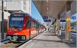 Der neue CJ ABe 4/12 ist als R36 in La Chaux de Fonds angekommen und wendet gleich auf die Rückleistung nach Glovelier.