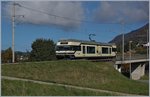 Ein CEV / MVR GTW auf dem Weg nach Fontanivent bei Châtelard VD.