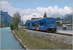 Der Be 2/6, als  Be 2/6 7004 bei der CEV MVR und in der Zukunft als Zentralbahn Be  125 013 zeigte sich als MIB Be 2/6 13 nur für relativ kurze Zeit in diesem, meiner Meinung nach schönsten Farbkleid seiner Laufbahn. 
Der MIB Be 2/6 13 beim Halt bei der Haltestelle Aareschlucht West. 

22. Sept. 2020