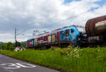 Die an die DPB Rail Infra Service GmbH (Frauental/�sterreich) vermietete 2159 222-1  Lena  (90 80 2159 222-9 D-ELP) eine sechsachsige Stadler EURO DUAL der ELP - European Loc Pool AG