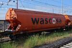 Geschlossener G�terwagen der Gattung Tagnpps, im Bahnhofsvorfeld von Verona. 09.05.2025