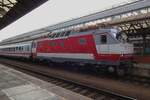 Am 19 September 2020 ist ZSSK 350 018 mit EC 'HUNGARIA' aus BUdapest-Keleti und BRatislava in Praha hl.n.