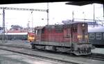 CSD 742 187-8 in Pilzen im März 1991.